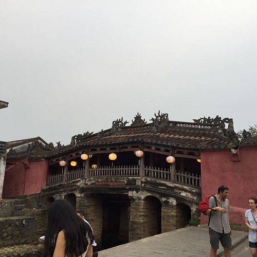 Japanese covered bridge