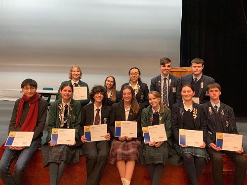 The Columba College Senior Debating team competed in the semi-finals on Monday evening just missing out to Kings High School, who went on to win the final. 