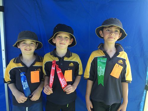 Long Jump U7 boys - First:Preston Hale 2.43m Second: Jacobi Barton 2.28m Third: Alex Dunn 1.97m