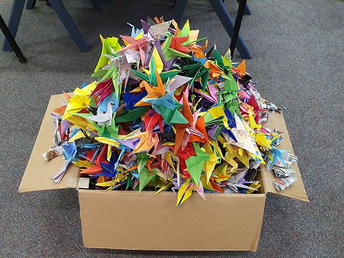 1000 Paper Cranes - Kia kaha!  
