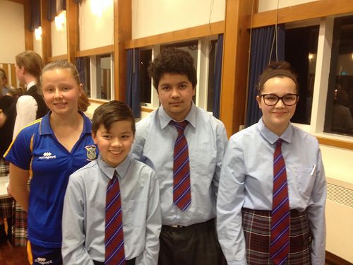 Mollie Phillips, Nico Lee, Jaskamal Singh and Zyon Pinamonti
