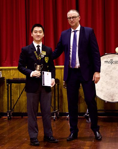 Michael Lin with Mr Power