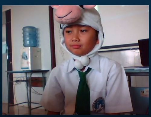 Indonesian students learning about NZ