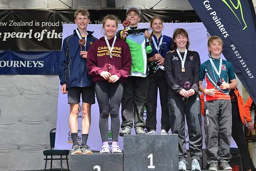 James Climo on the podium.