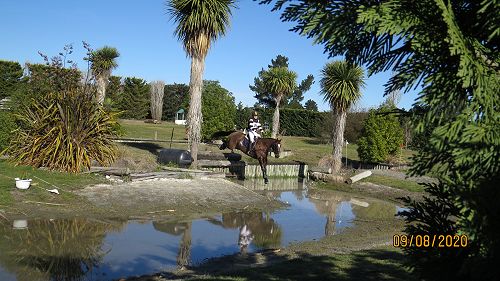 Emily through the water