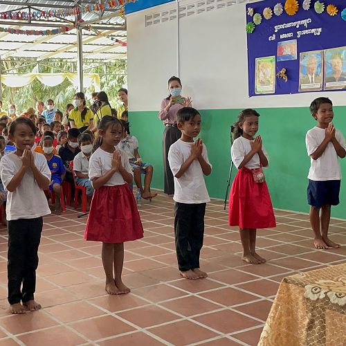 Children at opening ceremony