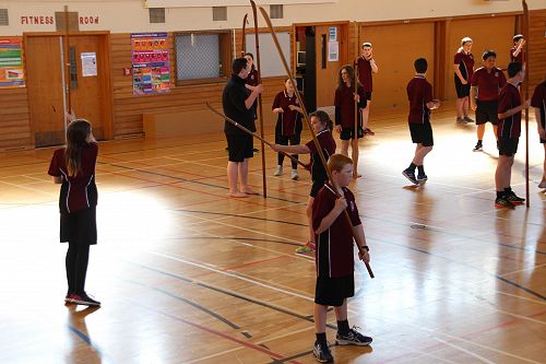 Japanese martial art Naginata