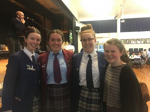 Imy Halket, Jess
Guiney, Hannah Martin, Megan Talbot