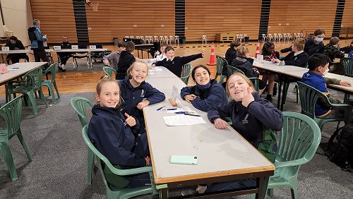 Year 7 Team L to R: Charlotte Bloxham, Elodie Brown, Holly Weatherall, Samantha Mundy.