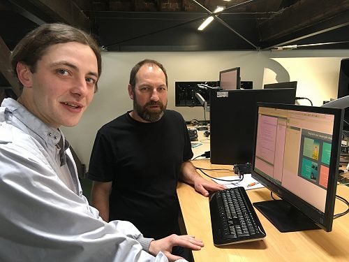 SHIFT'er Jonathan Manning (left) discusses his pro