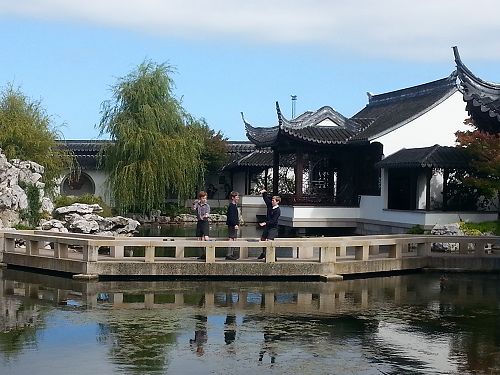 Year 9 Drama students rehearsing