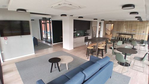 Boarding Village Redevelopment - Common area with kitchenette