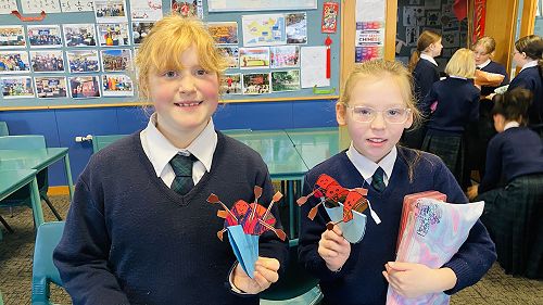 Year 5 Dragon boat craft