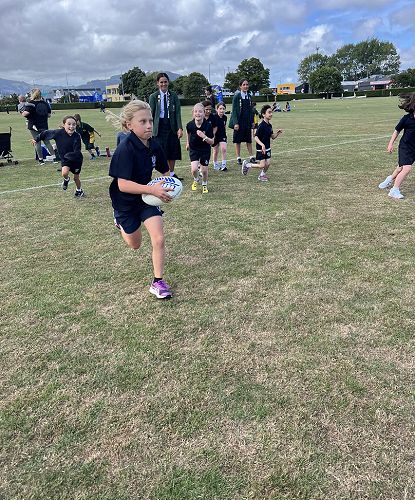 Georgie showing her speed