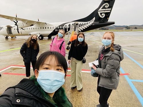 Flight to Christchurch