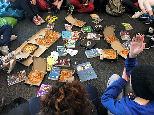 Hells Pizza reading challenge meets RHS Book Club
