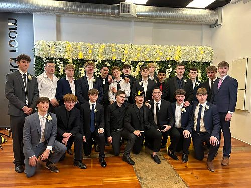 Argyle House and Grove Year 13s at the Ball venue