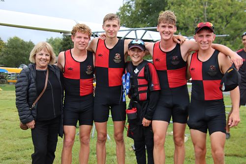 Our Under 15 Four with Mrs Hassall