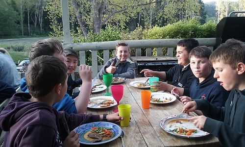 Adventures at Year 7 Camp survival. 