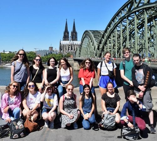 Charlotte Sinclair (back left) 