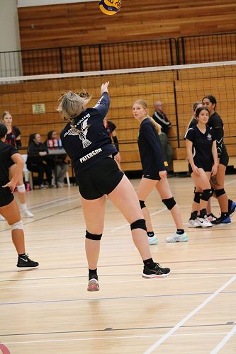 Jenna Paterson serving