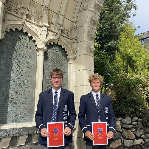 Phoenix Award recipients James Gardner and Henry Kirk