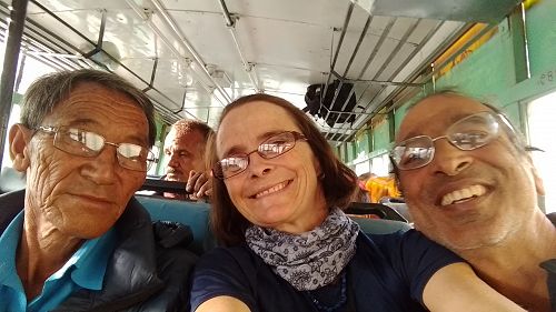 Mr Chering Tashi, Kaaren and Jeph Mathias