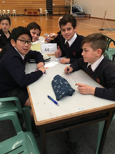 Year 7 Team - Wei Hun Loh, Alex Piebenga, Will Kara and Oscar Ross