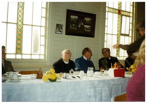 Archdeacon Pywell, ?, Canon John Teal