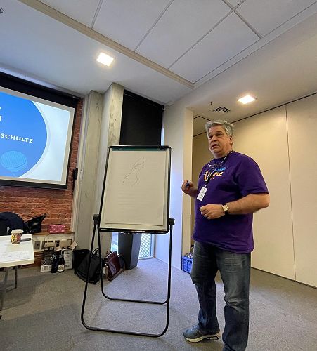 Professor Michael Schultz presenting "IBD 101".