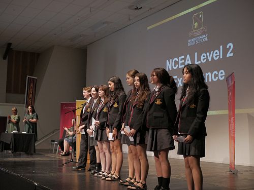 NCEA Level 2 Excellence endorsements winners