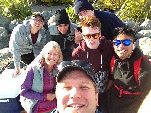 Team Selfie Kaikoura Fishing Trip