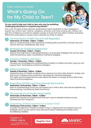 Parent Workshops – Mental Health Education and Resource Centre 