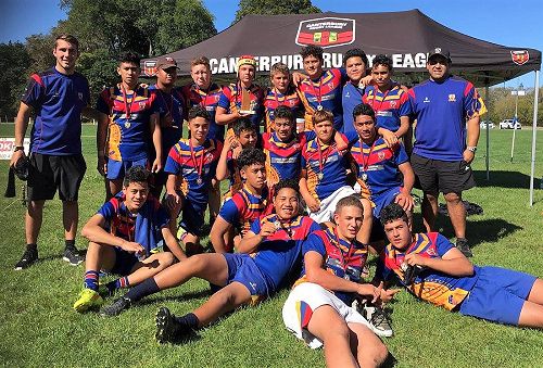 STC 

winning the Junior Secondary School 9's Tournament