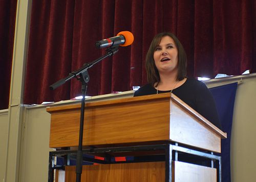 Foundation Day assembly.