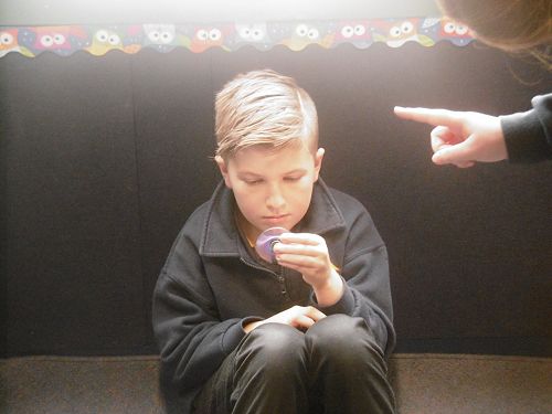 Charlotte has had enough of his distracting behaviour!