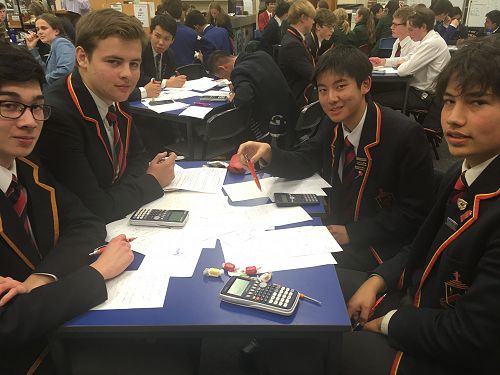 Senior OMAthalon Team - Ben, Jaiden, Boen and En