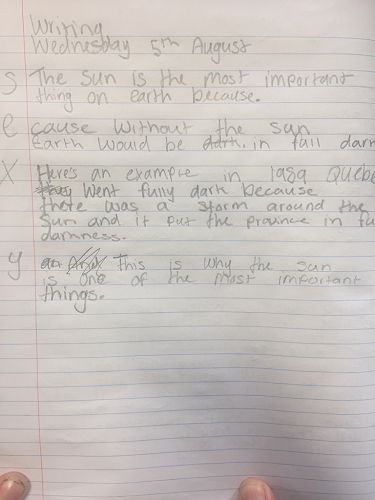 Joshy's perfect paragraph