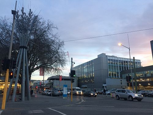 Bustling Christchurch City Centre 