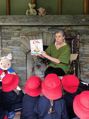 Mrs Theis sharing bear stories