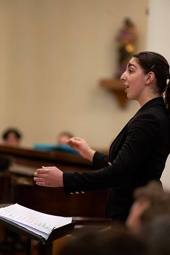 Student Conductor Elle Ilkiw