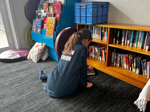 It was so lovely to combine all of the year 7/8 books into one, central space