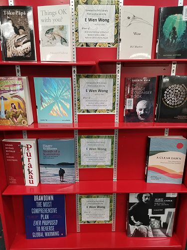 Our wonderful collection from E Wen Wong's poetry award prize.  