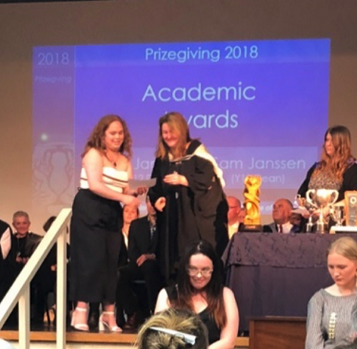 award  - 1st in Level 3 Maths