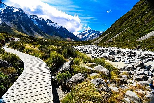 Mount Cook Walk | with the help of the Japanese Guides