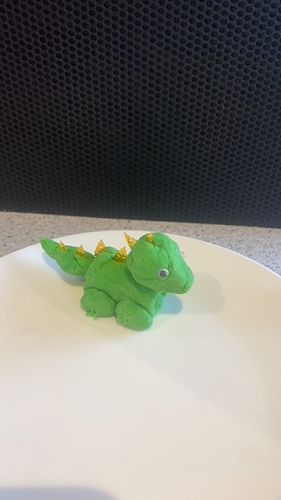 Sophie Wellington and her sister doing sculpture and craft activities at home