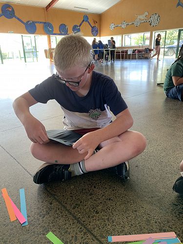 Kit Day Marae weaving Charlie