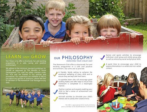 Homework Club Brochure
