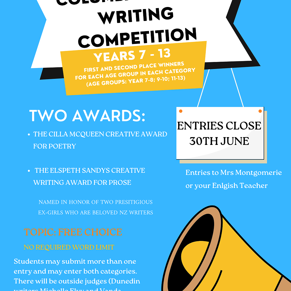 Columba College Writing Competition