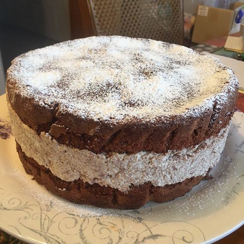 Chocolate mousse cake for October morning tea